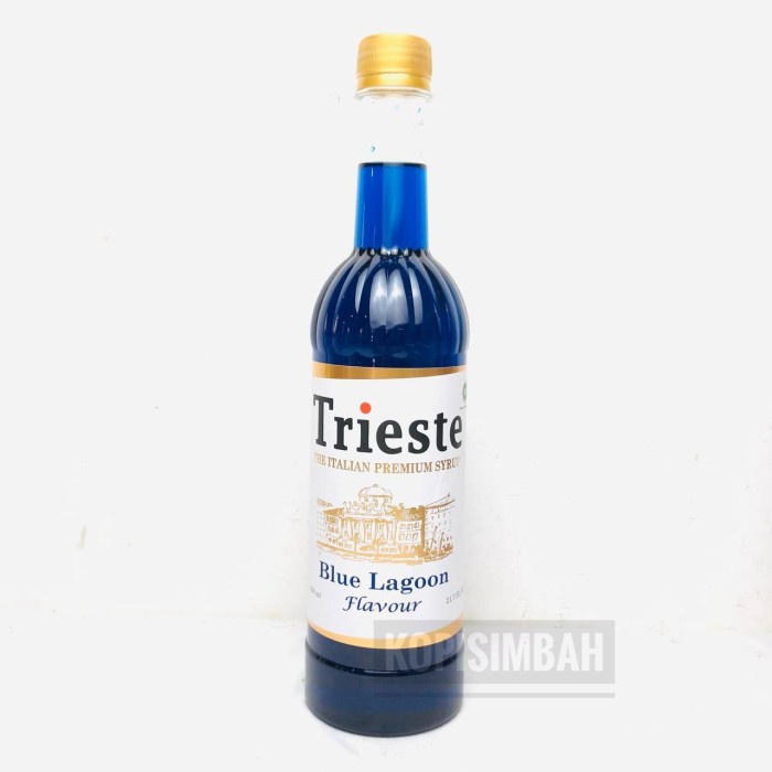 

Open DS] Trieste syrup rasa Blue Curacao / Blue Citrus Sirup Kopi Premium