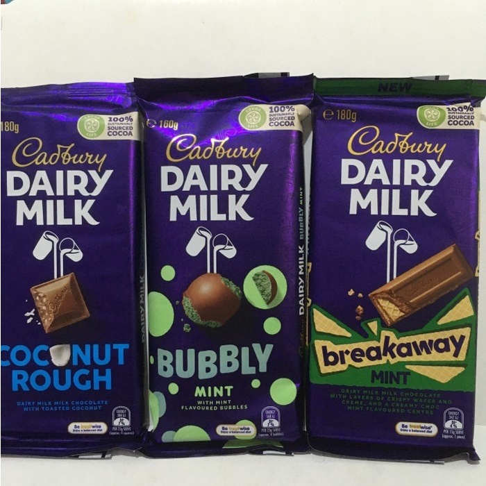 

Cadbury Dairy Milk 160-180 Gr