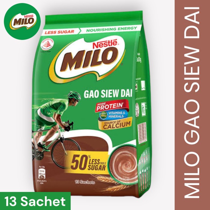 

Milo Singapura Gao Siew Dai Less Sugar 15 Sachets Made In Singapore