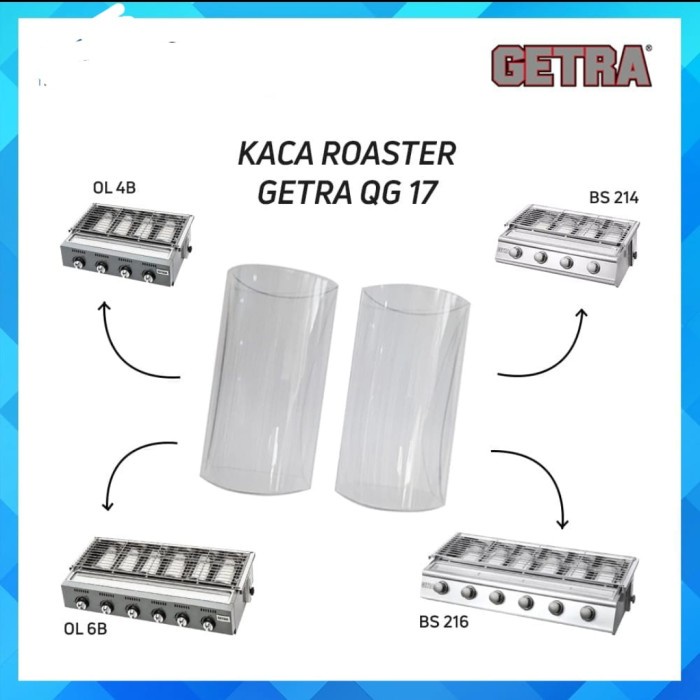 +++++] Sparepart Kaca Roaster Kompor Panggang Sosis Maestro & Getra