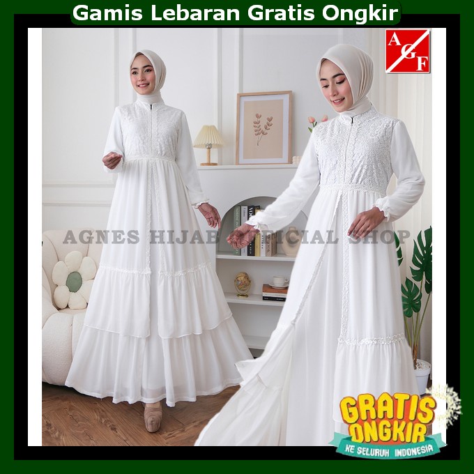 Abaya Dewasa Lenaran Mewah Elegant Gemis Muslim Terbaru Termurah Gwmis Pengajian Murah Impor Gamis M