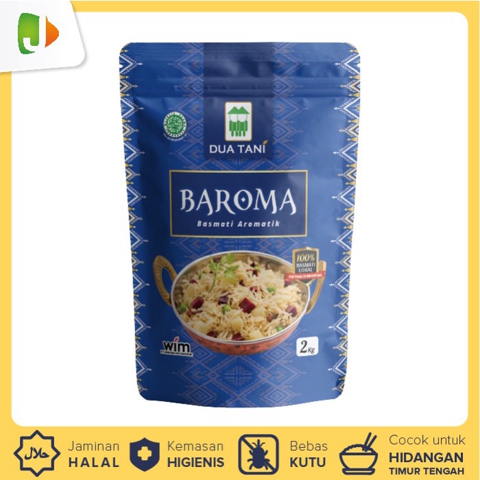 

Baroma Basmati 2Kg Aromatik Dua Tani- Untuk Masakan Timur Tengah