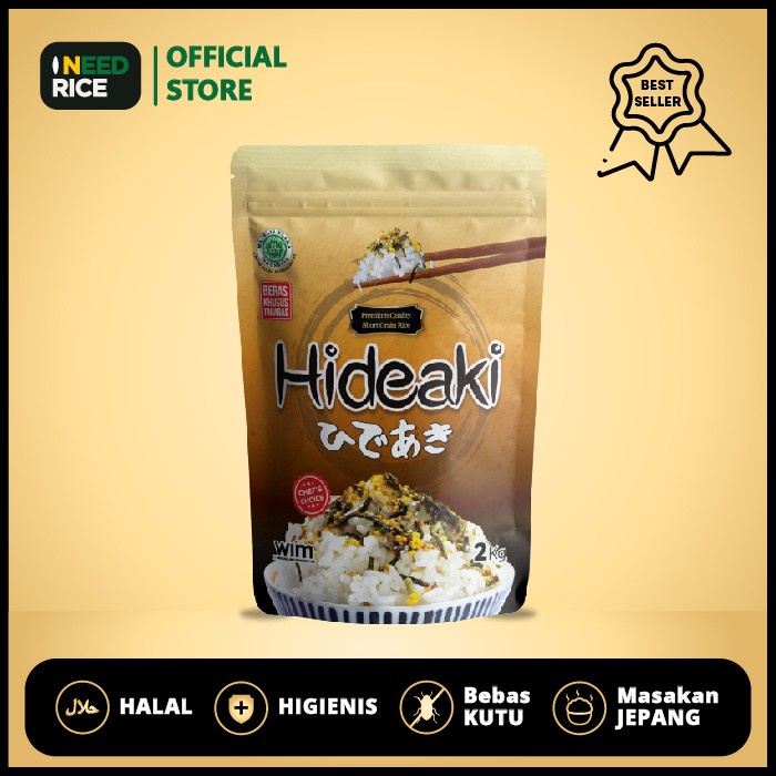 

Jepang Hideaki 2Kg- Halal-Lengket Cocok Untuk Sushi