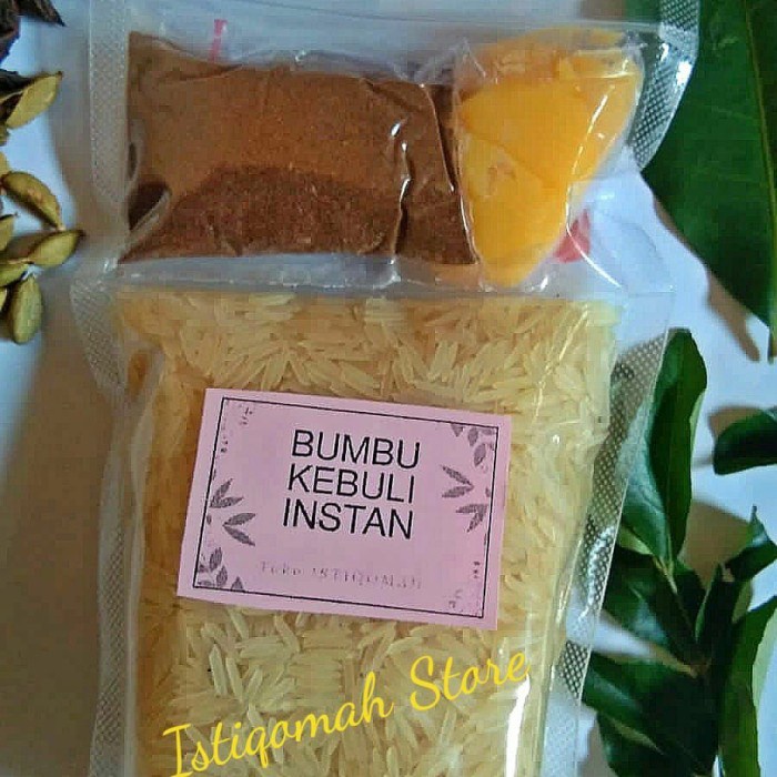 

Paket Basmati 1Kg Dengan Bumbu Nasi Kebuli/ Nus Samin & Rempah