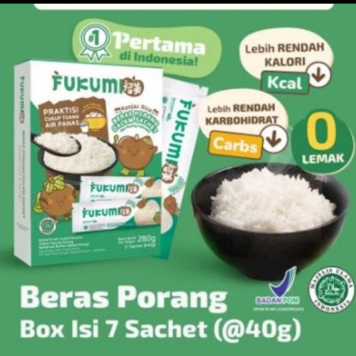 

Fukumi Porang Isi 7 Sachets 40G