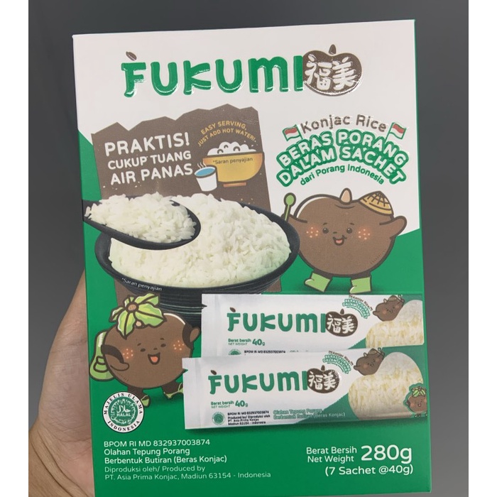 

Fukumi Konjac Rice Porang 280Gr Shirataki