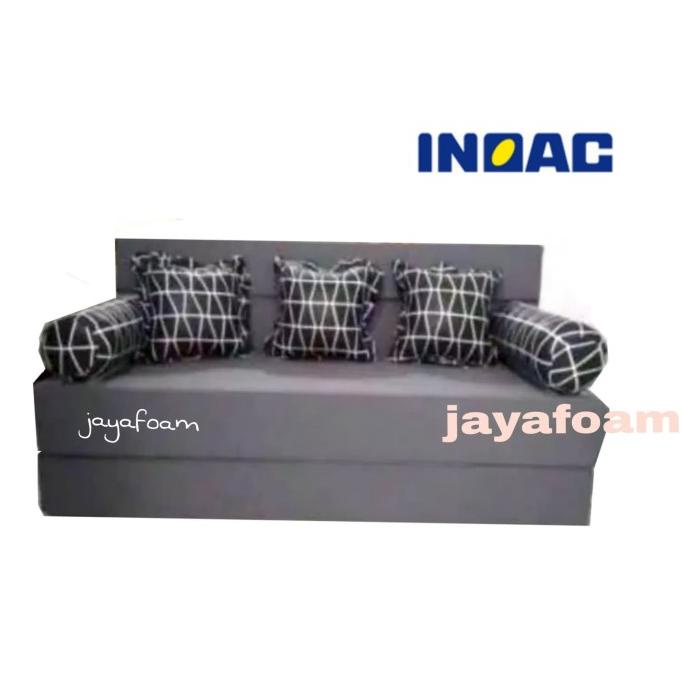 sofa bed/sofabed inoac ukuran 200x160x20