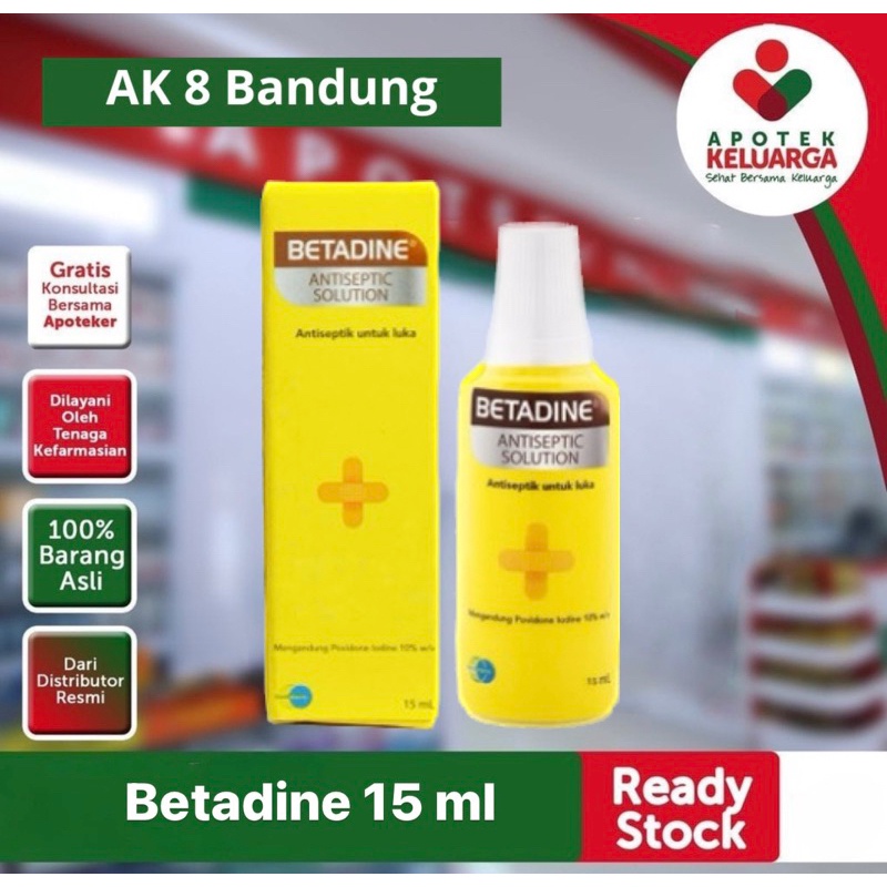BETADINE ANTISEPTIC 60ml- APOTEK LEGAL
