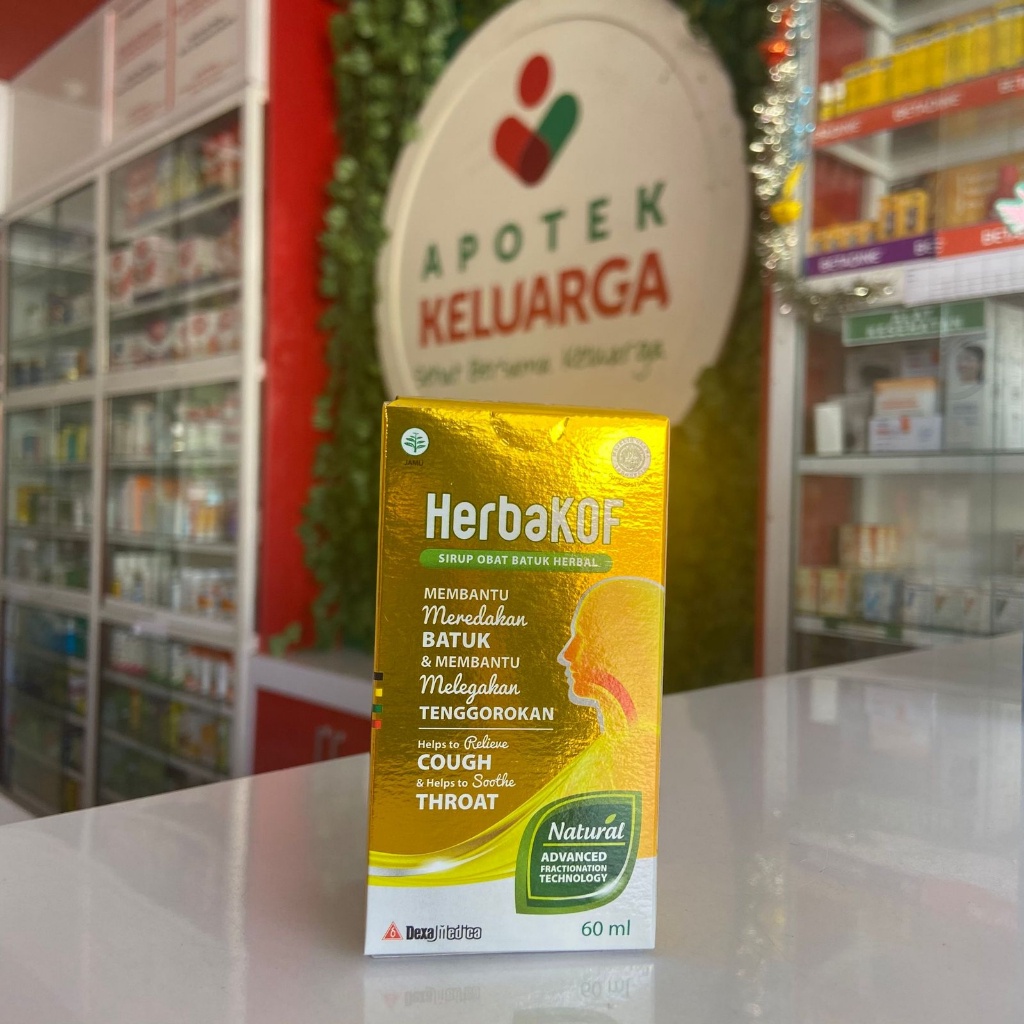 HERBAKOF 60 ml SYRUP #OBAT BATUK #obatbatukberdahak #batukdewasadananak- APOTEK LEGAL