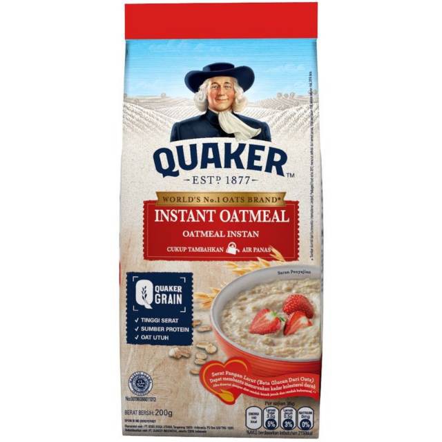 

Quaker Oat Instan Merah 800Gr / Quaer / Kuaker