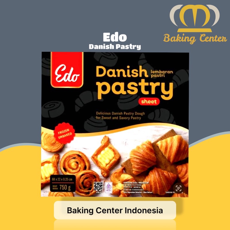 

Edo Danish Pastry Sheet Dan Edo Puff Pastry Sheet 750Gr