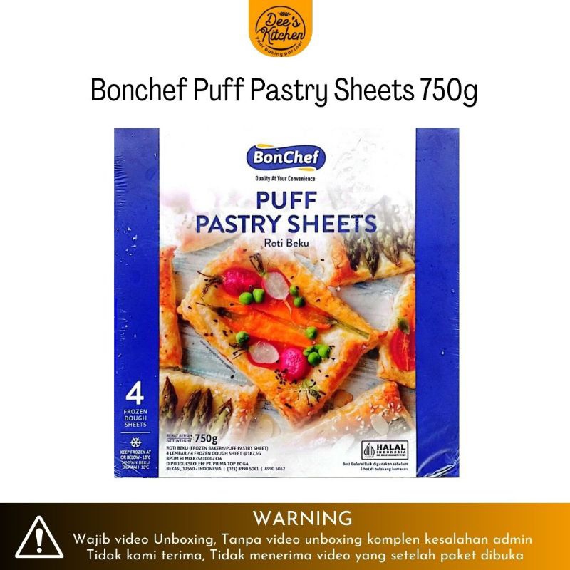

Bonchef Puff Pastry Sheet 750Gr