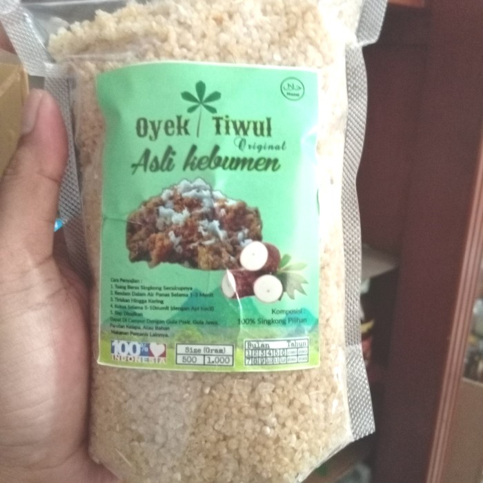 

Singkong Organik Oyek Tiwul 500 Gram Asli Kebumen