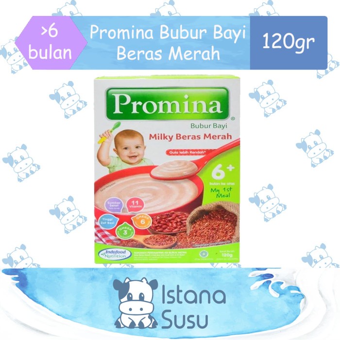 

Promina Bayi Usia 6+ Bulan Merah 120Gr