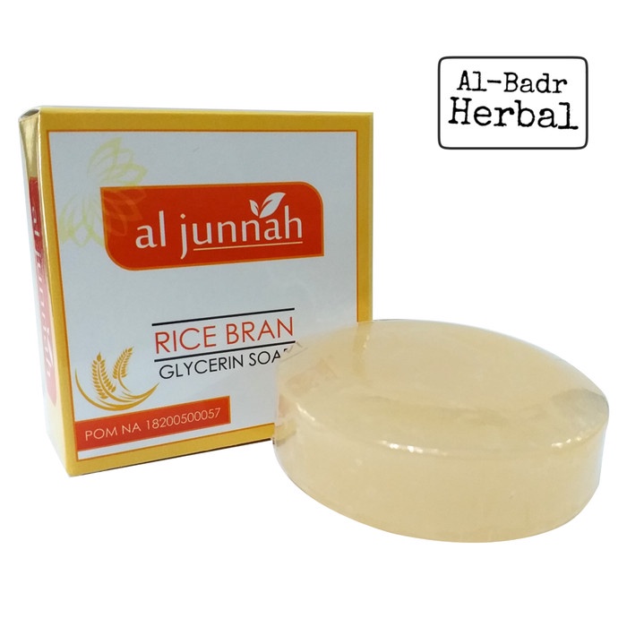 

Sabun Wajah Rice Bran Glycerin Soap Sabun Al Junnah