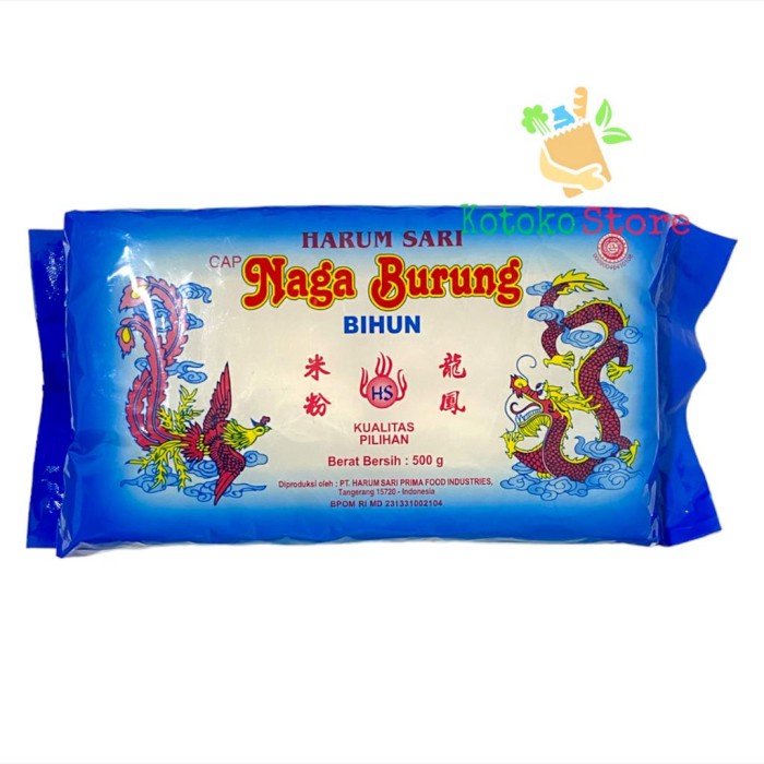 

Bihun Cap Naga Burung 500Gr