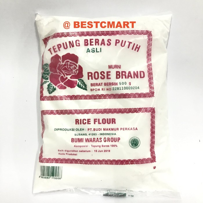 

Rose Brand Tepung Putih / Rice Flour 500 Gr