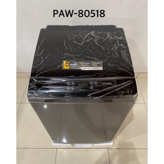 hanya disini] Mesin cuci Polytron PAW-80517WB Otomatis 1 tabung 8 kg