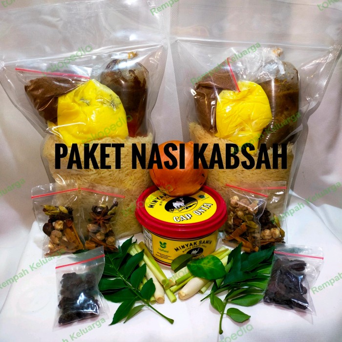 

Basmati 500Gram Lengkap Dengan Bumbu Kabsah/Nasi Kabsah Instant