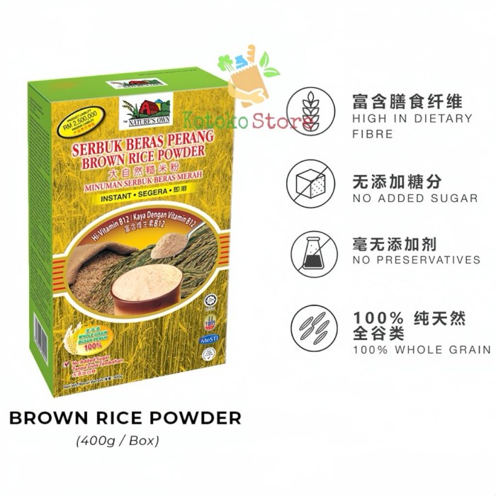 

Susu Serbuk Perang Nature'S Own 400Gr