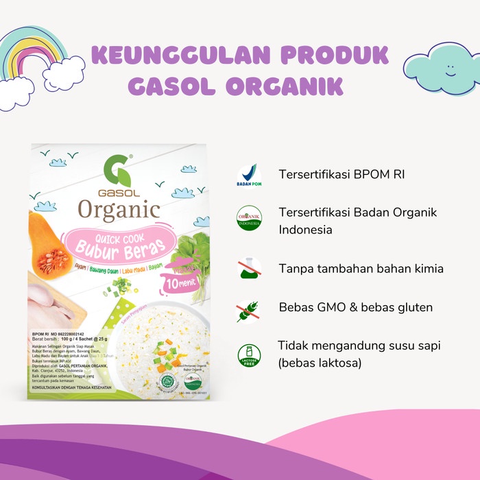 

Quick Cook Chicken Pumpkin Organik Mpasi 100Gr