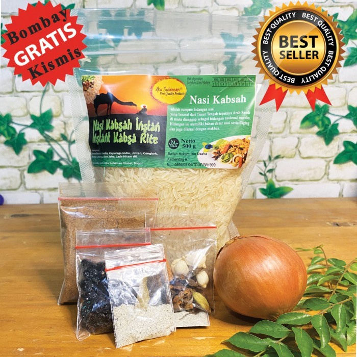 

Paket Basmati Kabsah 1 Kg / Basmati 1 Kg Paket Bumbu Kabsa