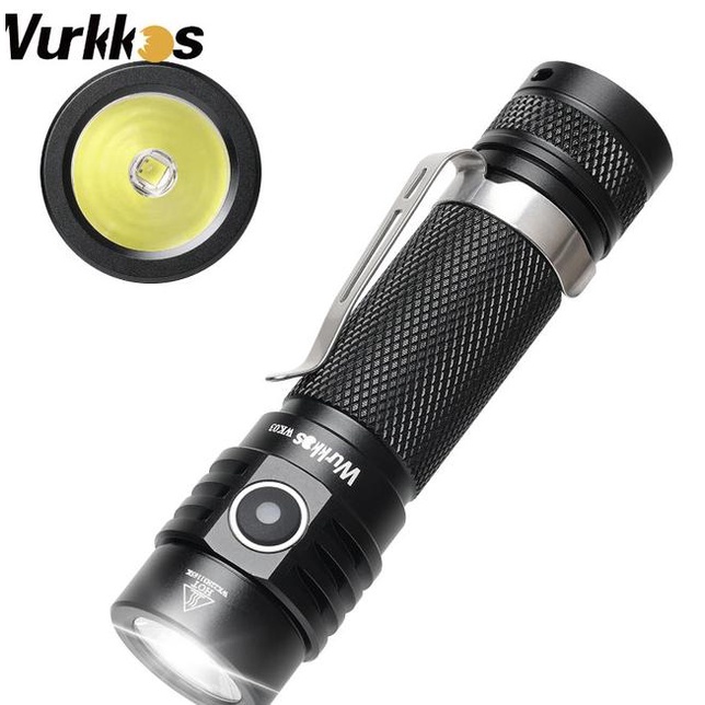 Senter Wurkkos WK03 LED 18650 Obor 1800LM ATR Luminus SST40 Siap Proses