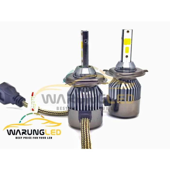Lampu Utama Mobil Led X9 Eco9 Luminos H4 3 Warna Super Bright