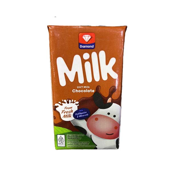Promo Harga Diamond Milk UHT Chocolate 125 ml - Shopee