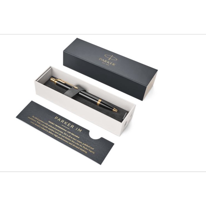 

PARKER IM BLACK GOLD TRIM BALLPOINT