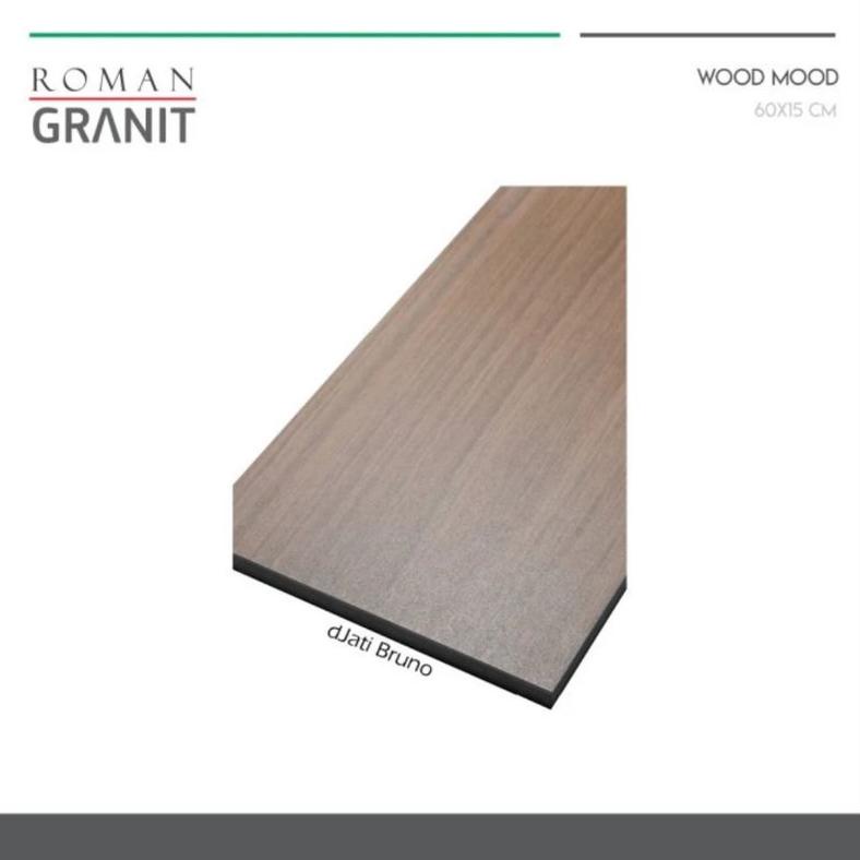 Special Sale Roman Granit dJati bruno 60x15 / Roman Granit dJati beige / lantai kayu / keramik kayu / keramik motif kayu / lantai kayu murah / lantai estetik / granit kayu Murah