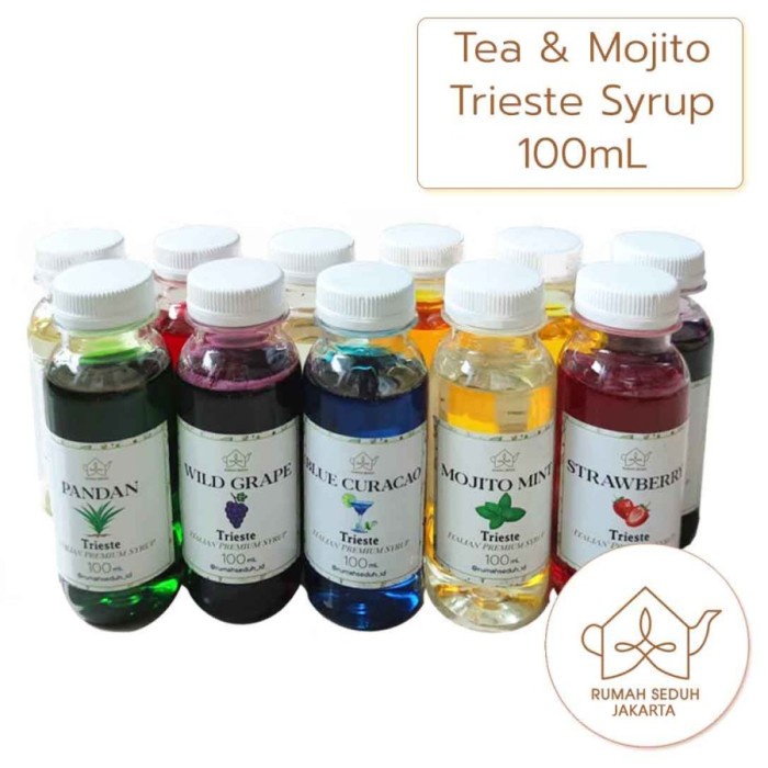 

Trieste Syrup kecil 100mL Sirup Rasa Buah dan Herbal var Teh & Mojito