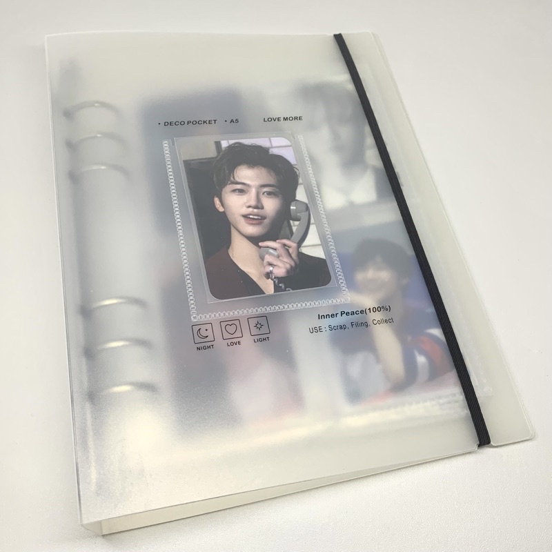 

Binder A5 Heart, Transparant, Photocard Pc