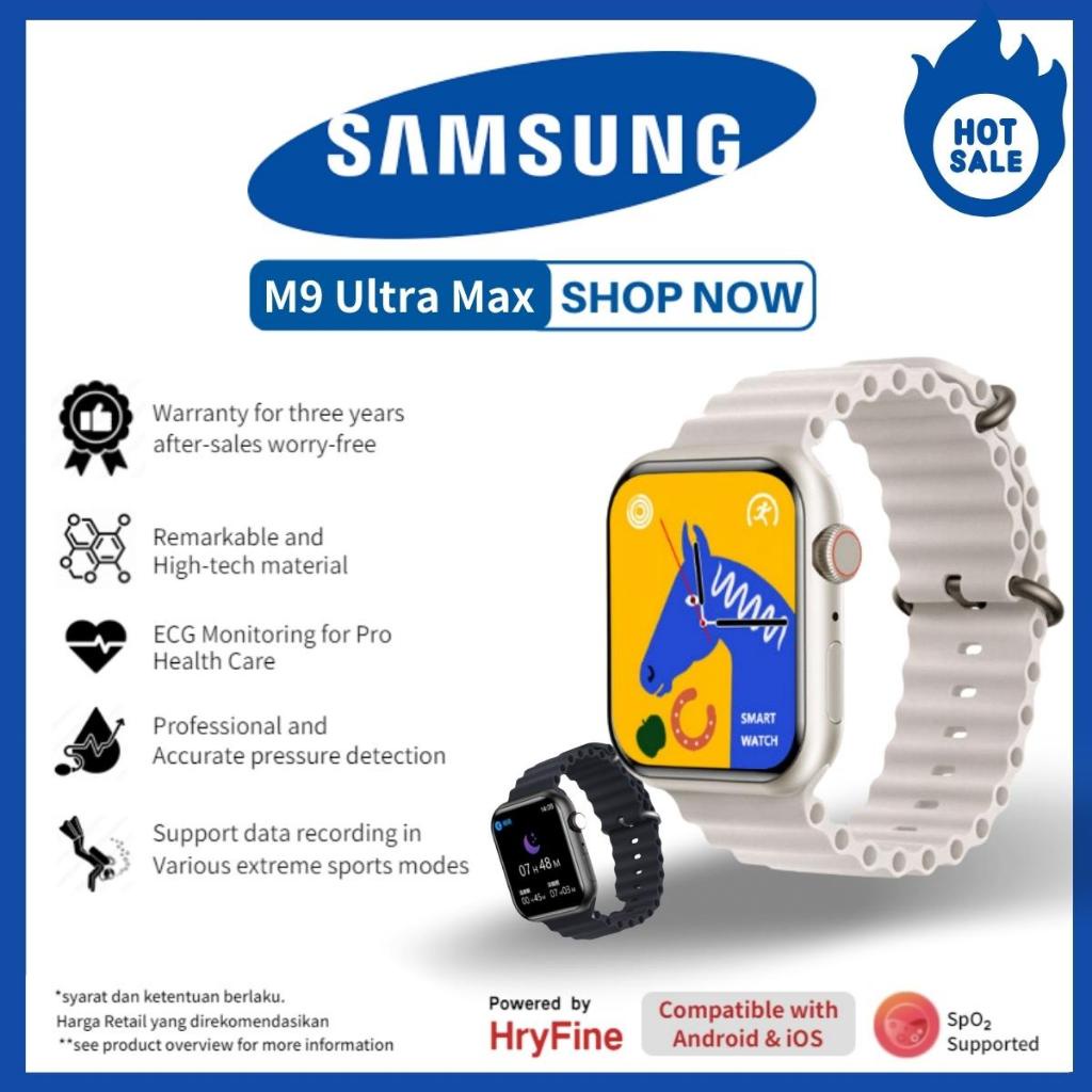 Muslim Quran Watch Smart Watch M9 Pro Max Membaca Alquran,Arah Kiblat,Jam Alarm Sholat,Answer And