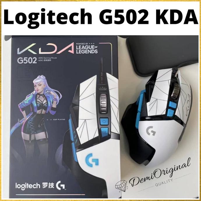 Logitech G502 K/Da Kda Original Mouse Gaming Ready Stock