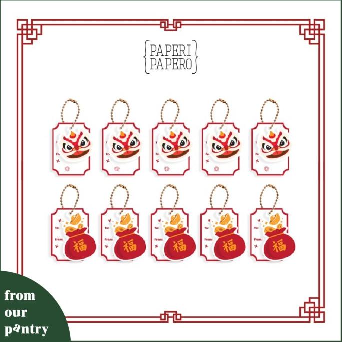 

NEW PRODUK PAPERI PAPERO - ISI 10PCS CNY HANG TAG HIASAN IMLEK SINCIA !!!!!