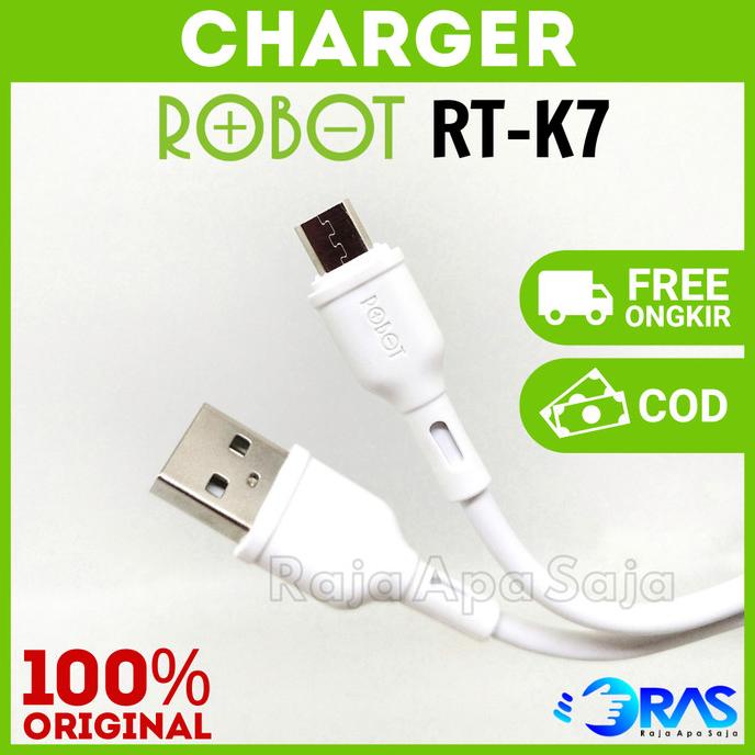 charger robot rt-k7 casan chasan carger android hp micro ori murah f24