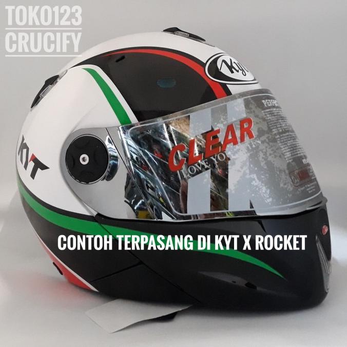 Kaca Helm Kyt Rocket Kyt Troy Visor Helm Kyt X Rocket