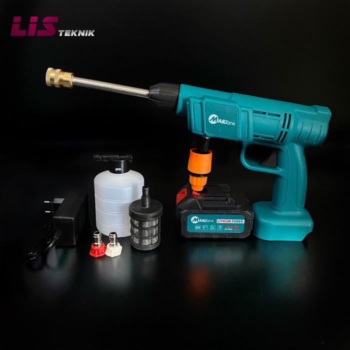 Mesin Jet Cleaner Cordless 21V Mailtank Jet Cleaner Mesin Cuci baterai