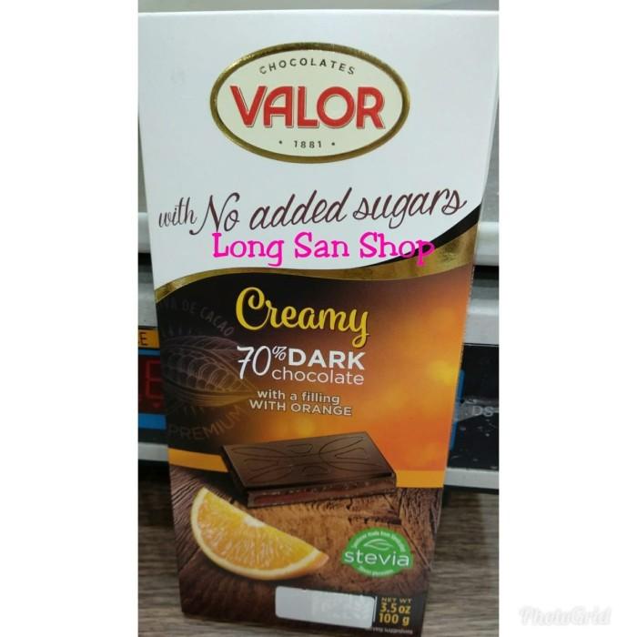 

PROMO!!VALOR CREAMY 70% DARK CHOCOLATE SUGAR FREE 100 GR-COKLAT IMPOR