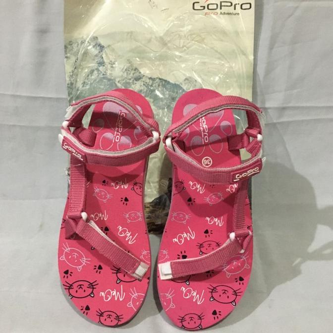 Sandal gunung anak perempuan GOPRO KITTY TW PINK