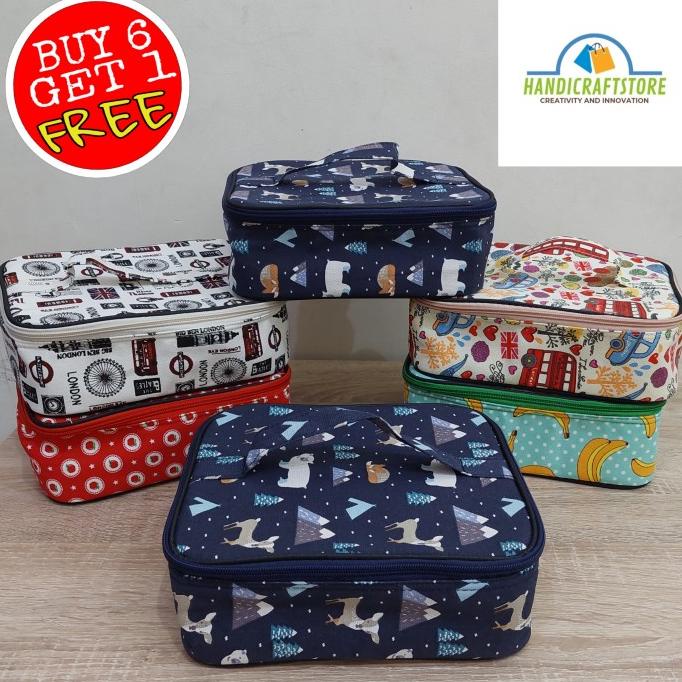 Lunch Bag /Lunch Box lucu Tas Bekal Makan Anak dan Dewasa/ kotak makan