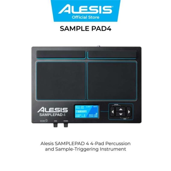 PROMO ALESIS SAMPLEPAD 4 4 PAD PERCUSSION AND SAMPLE TRIGGERING INSTRUMENT #ORIGINAL
