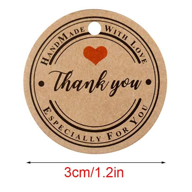 

SHOP !! Stiker Thank You Label Set Thank You for Your Order Handmade Online TERLARIS