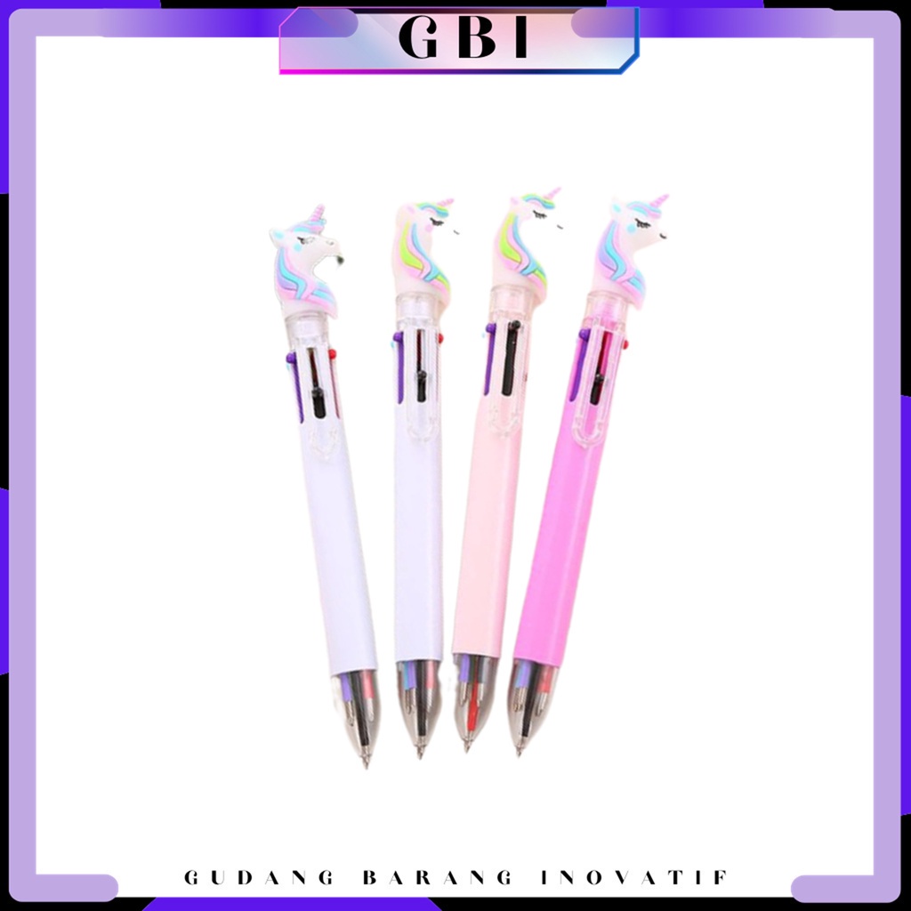 

GBI Pena Karakter Mekanik 6 Warna Unicorn Full Moon Pulpen Karakter Unicorn Warna Warni Pulpen Unicorn Multicolor Pulpen Lucu Alat Tulis Sekolah ATK Murah