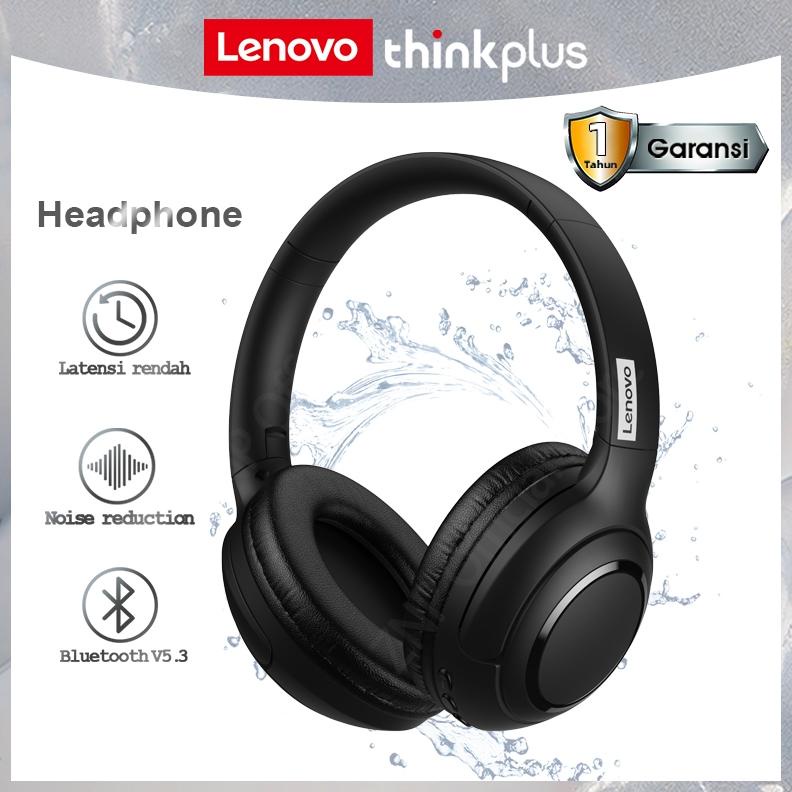 NEW Lenovo Thinkplus Headphone Bluetooth wireless 5.3 Stereo Noise Proof Bass Earphone Music Game An