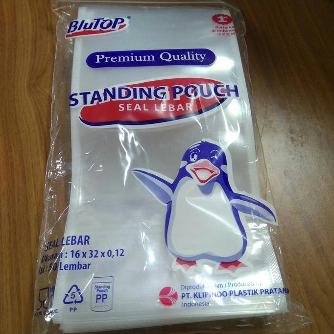 

Update - PLASTIK STANDING UP POUCH 16 X 32 CM - KLIP KEMASAN BENING TEBAL ISI 50 LEMBAR ,,