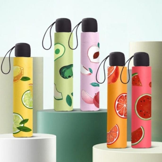 New Payung Lipat  Import Motif Buah Buahan Payung Manual ..