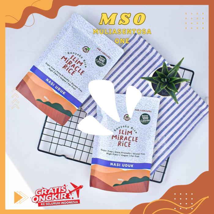 

SLIM MIRACLE RICE NASI UDUK (KONNYAKU RICE) PRODUK BEST PRODUK !!