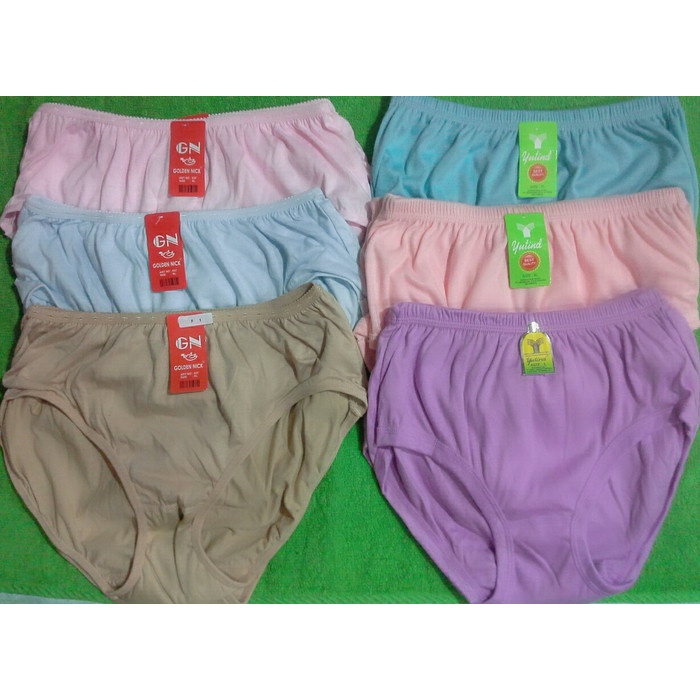 Paket 10 Buah/Paket 10 Pcs/Setengah Lusin/1Lusin/ 1 Lusin /1Kodi Celana Dalam Wanita Golden